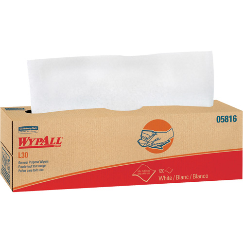 WypAll&reg; L30 General Purpose Towels, All-Purpose, 16-2/5" L x 9-4/5" W Equipex