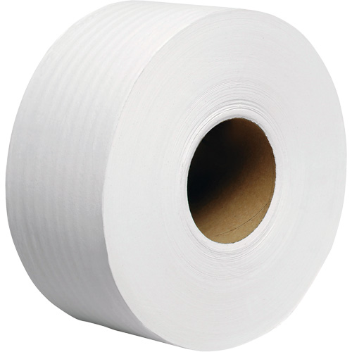 Scott&reg; Essential Toilet Paper Rolls, Jumbo Roll, 1 Ply, 2000' Length, White Equipex