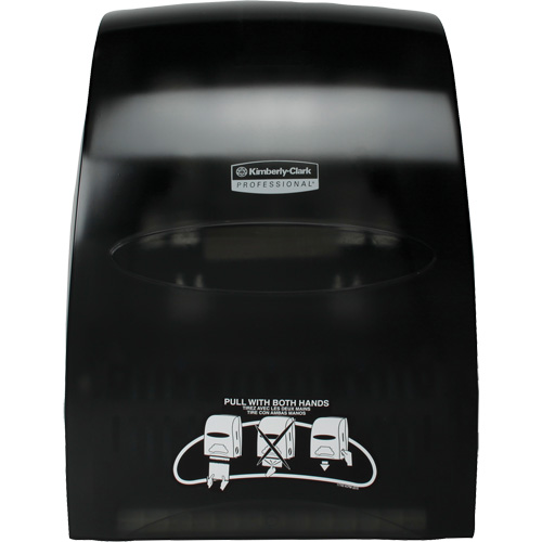 Distributeur de serviettes en rouleaux durs Sanitouch, Manuel, 12,63" la x 10,2" p x 16,13" h Equipex