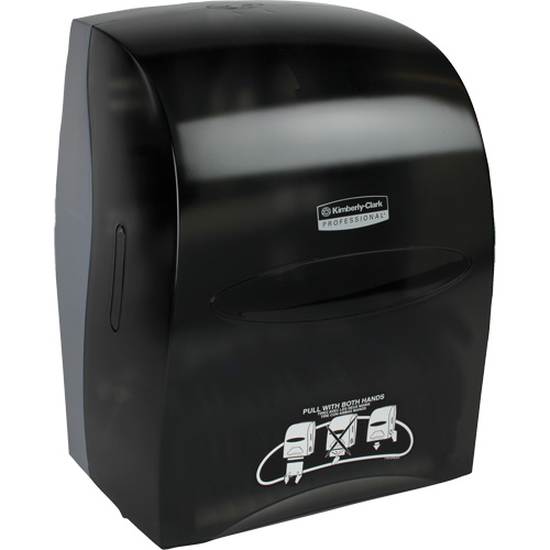 Distributeur de serviettes en rouleaux durs Sanitouch, Manuel, 12,63" la x 10,2" p x 16,13" h Equipex