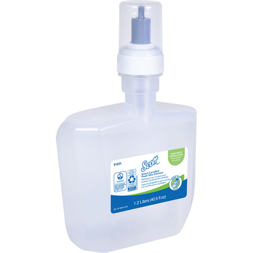 Nettoyant pour la peau certifi&eacute; &eacute;cologique Essential de Scott, Mousse, 1,2 L, Sans parfum Equipex