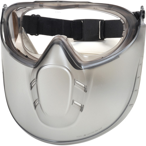 Lunettes de s&eacute;curit&eacute; Capstone Shield avec &eacute;cran facial amovible, Lentille Transparent, Antibu&eacute;e, Ventilation Directe/Ferm&eacute; Equipex