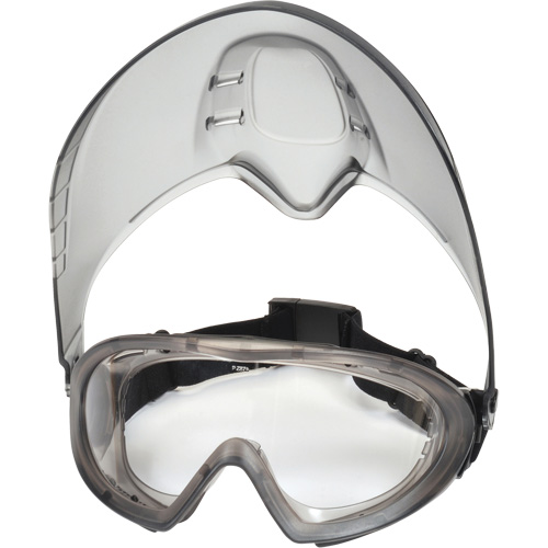 Lunettes de s&eacute;curit&eacute; Capstone Shield avec &eacute;cran facial amovible, Lentille Transparent, Antibu&eacute;e, Ventilation Directe/Ferm&eacute; Equipex