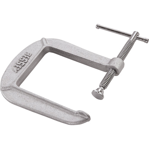 Light-Duty C-Clamp, 3" (76 mm) Capacity, 4-1/2" (114 mm) Throat Depth Equipex