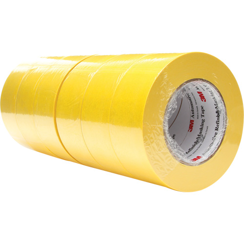 Automotive Refinish Masking Tape 388N, 48 mm (2") x 55 m (180'), Yellow Equipex