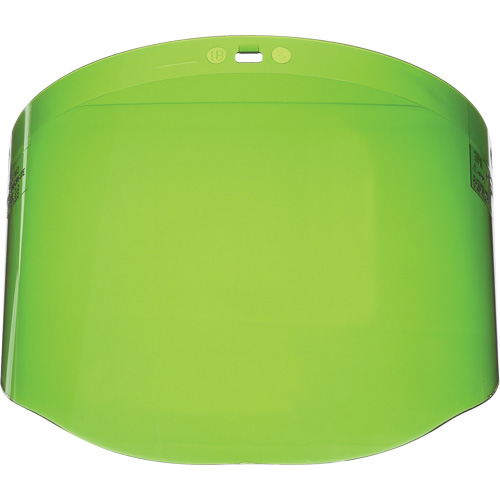 Faceshield Window, Polycarbonate, Green Tint Equipex