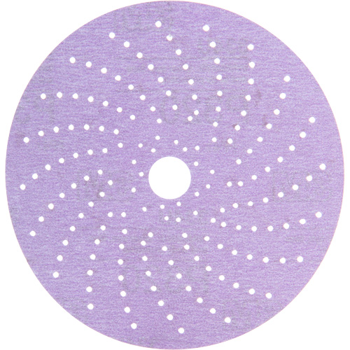 Hookit Purple Clean Sanding Disc, 6" Dia., 320+ Grit, Aluminum Oxide Equipex