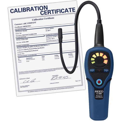 Refrigerant Leak Detector with Calibration Certificate Equipex