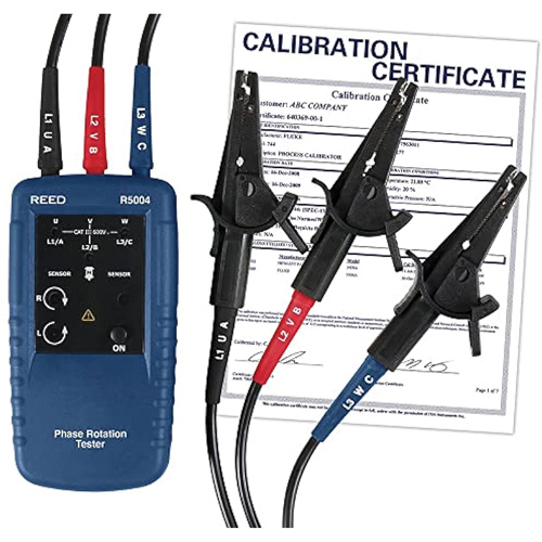 Phase and Motor Rotation Tester with ISO Certificate Equipex