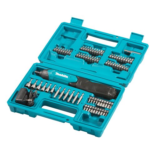 Cordless Screwdriver Set Kit, 1/4", 3.6V, 6 Nm Max. Torque, Lithium-Ion Battery Equipex