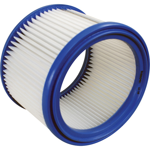 Filtre PET-Fleece de rechange pour aspirateur, Cartouche, Pour 7 gal. US Equipex