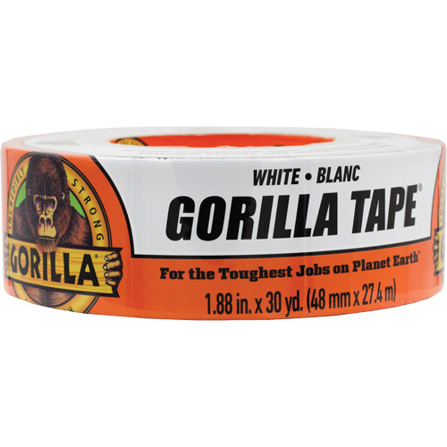 Duct Tape, 17 mils, White, 48 mm (2") x 27.43 m (90') Equipex