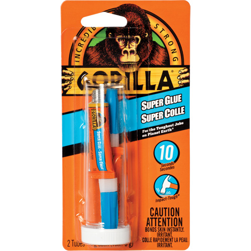 Super Glue, 2 x 3 g, Tube, Clear Equipex