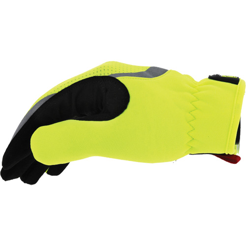 FastFit&reg; High-Visibility Work Gloves, Synthetic Palm, Size Medium/9 Equipex