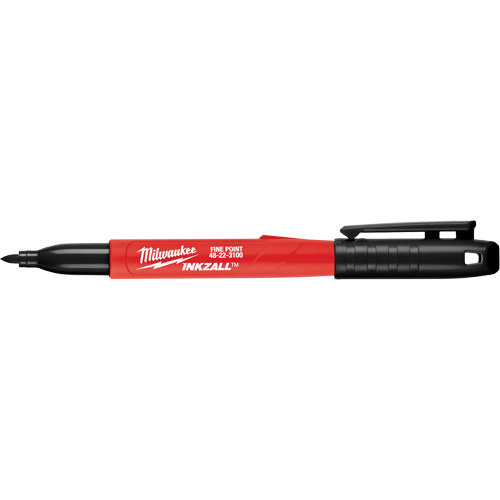 Marqueur Inkzall, Fin, Noir Equipex
