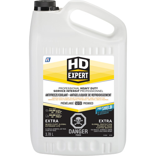 Antigel/liquide de refroidissement pour flotte mixte de service lourd et dur&eacute;e de vie prolong&eacute;e Turbo Power, 3,78 L, Gallon Equipex