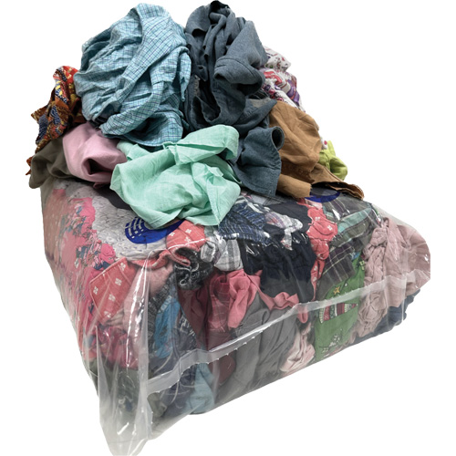 Special Wiper Rags, Mix Colours, 20 lbs. Equipex