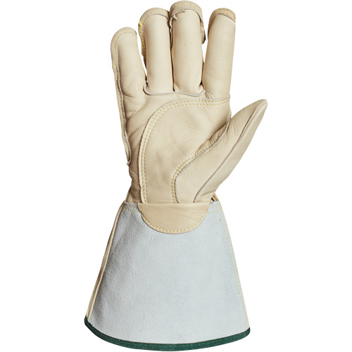 Endura&reg; Deluxe Winter Lineman Gloves with 6" Reflective Cuff, Large, Horsehide Palm, Fleece Inner Lining Equipex