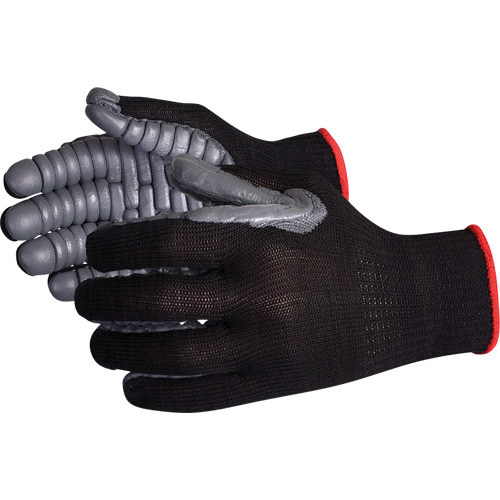 Gants antivibrations &agrave; doigts complets Vibrastop, Taille Grand, Paume Synth&eacute;tique Equipex