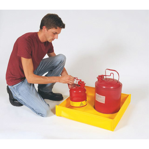 Flexible Ultra-Utility Tray, 12" lo x 12" la x 4,8" h, Cap. de d&eacute;versement 1,5 gal. US Equipex
