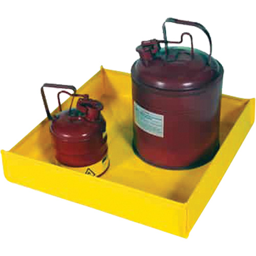 Flexible Ultra-Utility Tray, 12" lo x 12" la x 4,8" h, Cap. de d&eacute;versement 1,5 gal. US Equipex