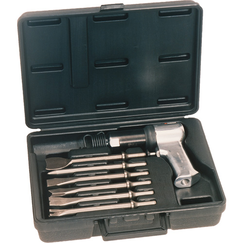 Super Duty Air Hammer Kit, 3 CFM, 1/4" NPT, 3000 BPM, 3/4" x 2-9/32" (19.05mm x 57.94mm) Equipex