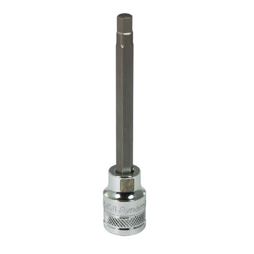Long SAE Bit Socket, 7/32" x 3-5/8" L, 3/8" Drive Equipex