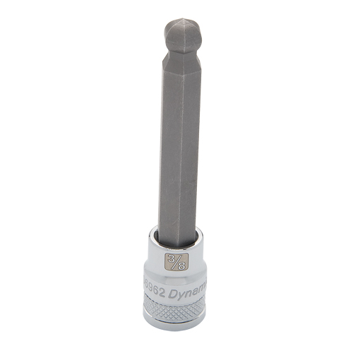 Long SAE Bit Socket, 3/8" x 3-5/8" L, 3/8" Drive Equipex