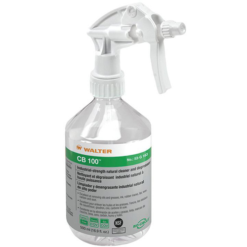Pulv&eacute;risateur &agrave; main reremplissable vide pour CB 100, Ronde, 500 ml, Plastique Equipex
