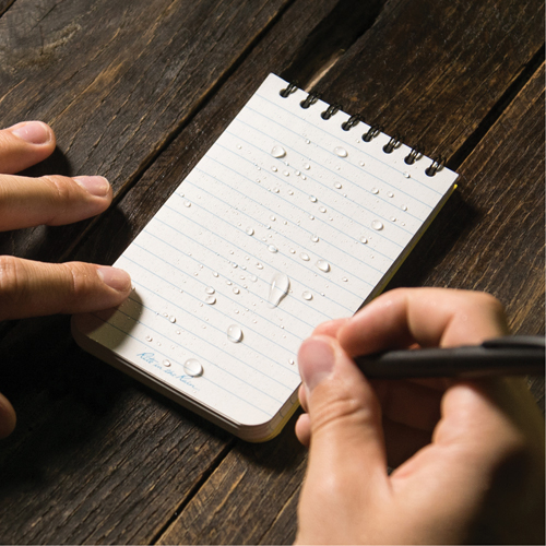 Pocket Top-Spiral Notebook, Soft Cover, Yellow, 100 Pages, 3" W x 5" L Equipex