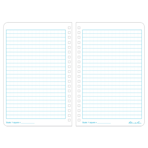 Carnet de notes de poche &agrave; spirale lat&eacute;rale, Couverture souple, Jaune, 64 Pages, 4-5/8" , 7"  Equipex