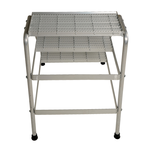 Aluminum Step Stand, 3 Steps, 34-9/16" x 22-13/16" x 30" High Equipex