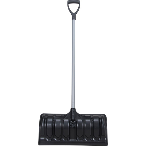 Snow Pusher, Polypropylene Blade, D-Grip Handle, 24-1/2" W Equipex