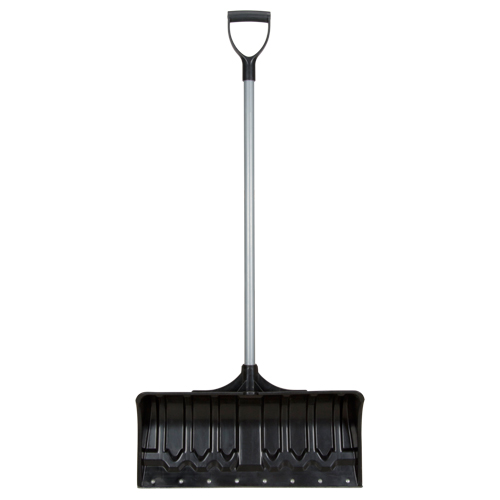 Snow Pusher, Polypropylene Blade, D-Grip Handle, 21-1/4" W Equipex