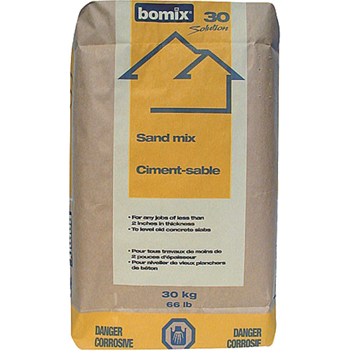 Ciment et m&eacute;lange de sable Portland, 66 lb (30 kg)/66 lb (30 kg) Equipex