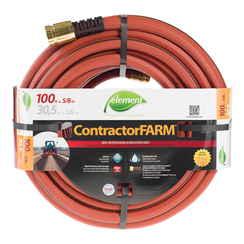 Boyau d'arrosage pour entrepreneur/FARM, PVC, 5/8" dia x 100' Equipex