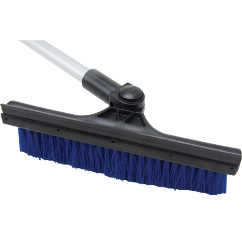 Brosse &agrave; neige t&eacute;lescopique, T&eacute;lescopique, lame Polypropyl&egrave;ne, 32-1/2" Longueur, Bleu Equipex