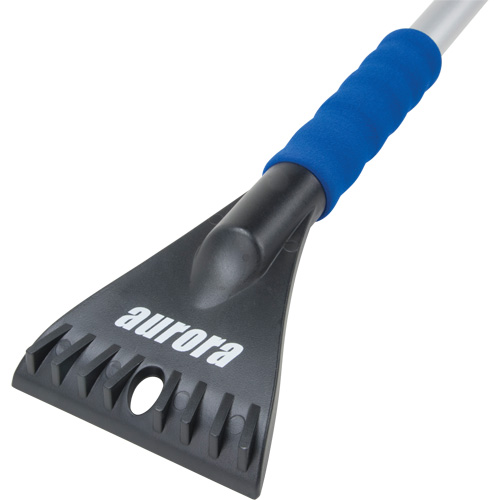 Brosse &agrave; neige t&eacute;lescopique, T&eacute;lescopique, lame Polypropyl&egrave;ne, 32-1/2" Longueur, Bleu Equipex