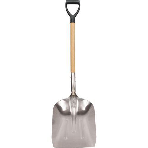 Pelle creuse, Bois, Lame Aluminium, Manche Prise en D, 24-1/2" Longueur Equipex