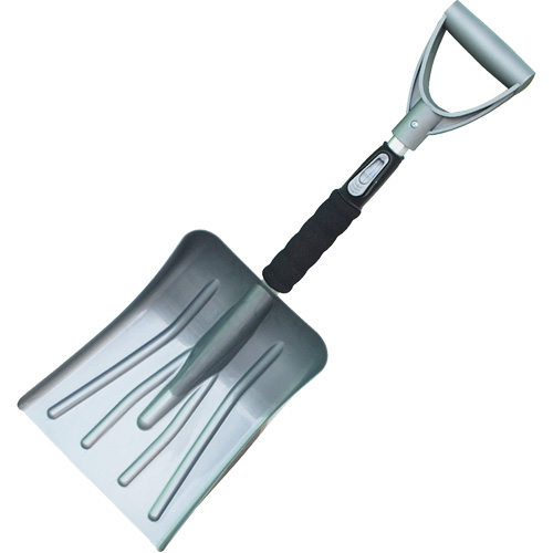 Collapsible Snow Shovel, Polypropylene Blade, 10" Wide, D-Grip Handle Equipex