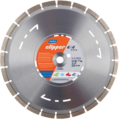 Clipper 4X4 Multi-Purpose Dry Segmented High-Speed Blade Equipex