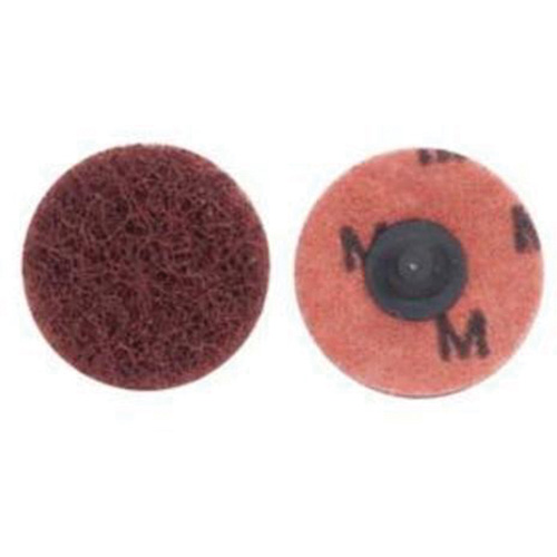 Quick-Change Buffing Disc, 2" Dia., Medium Grit, Aluminum Oxide Equipex