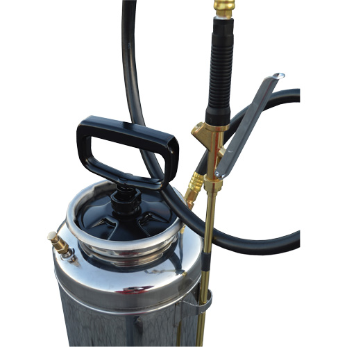 Vaporisateur de b&eacute;ton &agrave; compression s&eacute;rie industriel & entrepreneur, 3,5 gal. (16 L), Acier inoxydable, Lance de 24" Equipex