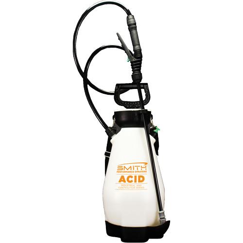 Industrial & Contractor Series Acid Compression Sprayer, 2 gal. (9 L), Polyethylene, 21" Wand Equipex