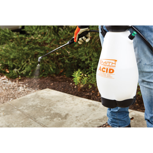 Industrial & Contractor Series Acid Compression Sprayer, 2 gal. (9 L), Polyethylene, 21" Wand Equipex