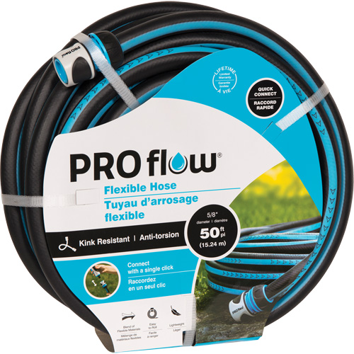 Boyau flexible, Plastique, 5/8" dia x 100' Equipex