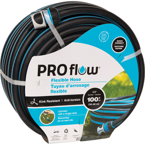 Boyau flexible, Plastique, 5/8" dia x 50' Equipex
