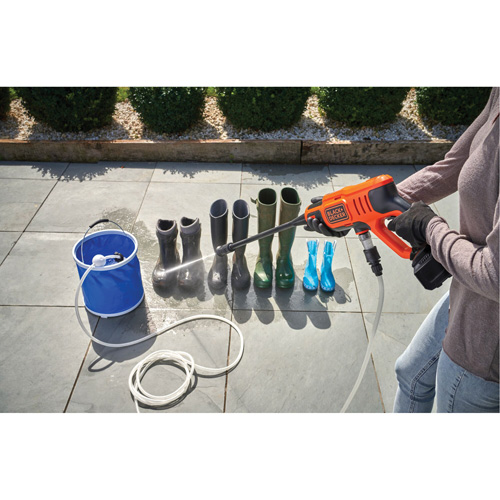 Pressure Washer, Battery Powered, 350 PSI, 0.5 GPM Equipex