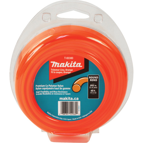 Fil &agrave; couper rond pour coupe-herbe Equipex