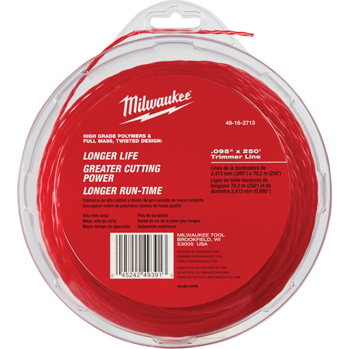 Fil de taille-bordures de 0,095" x 250' Equipex